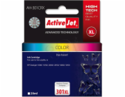 Activejet AH-301CRX HP Printer Ink  Compatible with HP 301XL CH564EE;  Premium;  21 ml;  colour. Prints 40% more.