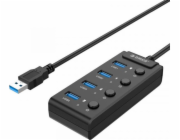 ORICO W9PH4-U3-V1 USB 3.2 Gen 1 (3.1 Gen 1) Type-A 5000 Mbit/s Black