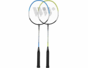 Wish Steeltec 216K badminton racket set 2 rackets + 3 shuttlecocks + case