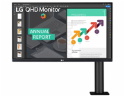 LG monitor IPS 27QN880 27" / 2560x1440 / 350cd/m2 / 5ms / DP / 2xHDMI / USB-C / repro