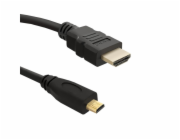 Qoltec HDMI Cable A Male | Micro HDMI D Male | 2m