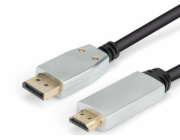 Montis Kabel DisplayPort v1.4 – HDMI v2.0 MT040 1.8 m Black Silver