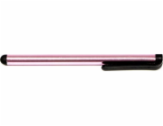 Pudrově růžový kovový stylus