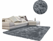 Koberec - Obývací pokoj Shaggy 300x400 - Tmavě stříbrný univerzální