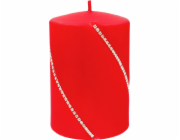 Artman Artman Dekorativní svíčka Bolero Red - Small Roller 1PCS