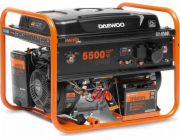 Daewoo GDA 6500E engine-generator 5000 W 30 L Petrol Orange  Black