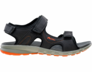 Elbrusovy pánské sandály Merios Black-Orange, 45