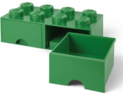 LEGO Room Copenhagen Brick Drawer 8 box green (RC40061734)