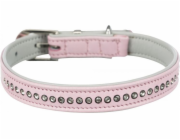 Trixie Active Comfort obroża z kryształami górskimi, dla psa, różowa, S: 23–28 cm/15 mm