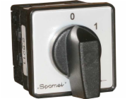 Odpojovač Spamel 0-1 3p 10A připevněný k plochu SK10-2.8211p03