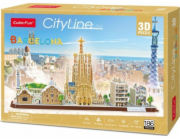 3D puzzle City Line Barcelona