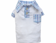 Doggydolly Polo tričko, bílá, XS 18-20 cm/31-33 cm