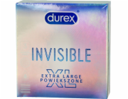 Durex durex kondomy neviditelné extra velké xl - zvětšené 1op. -3 ks