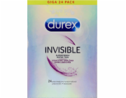 Durex durex_invisible extra tenké extra mazané super tenké kondomy navíc zvlhčené 24 ks