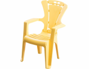 Žlutá protiskluzová dětská židle
