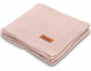 Sensillo pletená bavlna 100x80 růžová 4322/5466