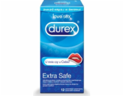Durex extra bezpečné tlustší kondomy s více gelu 12 ks