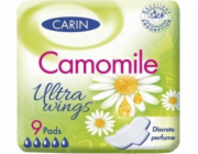 Vložky hygienické s křídelky ultra tenké 5 ks Camomile Cari