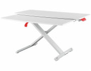 Ergonomický pracovní stůl pro práci v sedě/ve stoje s výsuvnou zásuvkou na klávesnici Leitz ERGO Cosy