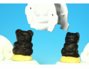 Formička na nepečené cukroví-medvídek a kočička plast