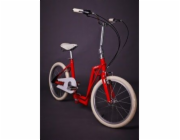 The-sliders Metro Red gustowny i komfortowy, składany rower, hulajnoga 2w1