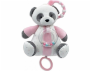 Tulilo Music box Panda růžová 18 cm