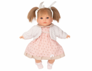 Luxusní mluvící dětská panenka-holčička Berbesa Natálka 40cm