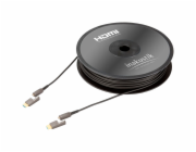 in-akustik Profi HDMI-Micro 2.0b LWL Cable Typ D>A 24 Gbps 15m