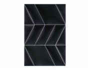 Stegu Mollis stěnový panel paralelogram 30 x 30 cm černý P