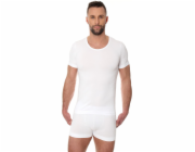 Brubeck pánské tričko Comfort Cotton s krátkým rukávem, bílé, velikost S (SS00990A)