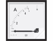 LUMEL Analogový deskový ampérmetr 100/200A pro 100/5A transformátor 72x72mm IP50 C3 K=90 stupňů (EA17N F41600000000)