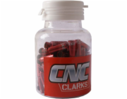 Clarks Vnější kryt ozubeného kola 4 mm CNC hliník 100 ks červená (CP-G-01-DP-RED)