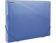 Donau Folder s elastickým páskem. DONAU, PP, A4/30, 700 mikronů, transparentní modrá