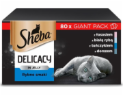 Sheba Sheba Delicacy Rybné Smaki v želé 80x85g