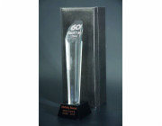 Victoria Sport Gravírovaná skleněná trofej s pouzdrem + výplň barvou