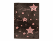 Koberec DOMOLETTI KIDS, 200×140 cm, růžový, šedý