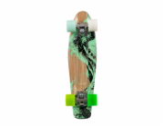 Skateboard Outliner P2206, černo/zelený