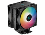 DEEPCOOL chladič AG400 DIGITAL PLUS širší / 120mm fan ARGB / 4x heatpipes / PWM / pro Intel i AMD / černý