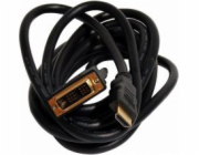 Art HDMI - DVI-D kabel 1,8 m černý (AL-OEM-41)