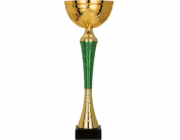 Victoria Sport Kovový pohár, zlatý a zelený