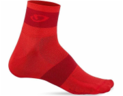 Ponožky Giro GIRO COMP RACER zářivě červené tmavě červené vel. L (43-45) (NOVINKA)