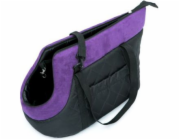 Hobbydog R1 taška černá s fialovým šátkem (nubuk)