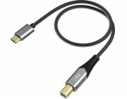 FiiO USB-C - USB-B USB kabel 0,5 m Černý
