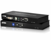 Aten CE-600 DVI and USB based KVM Extender with RS-232 serial 60m ATEN KVM extender CE-600 USB , DVI (1024 x 768 na 60m)