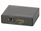 Digitus 4K HDMI Rozbočovač 1x2,, podporuje audio, DSD aud...