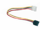 GEMBIRD Kabel SATA napájecí 15cm  1x 5,25 na 1xSATA