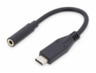 DIGITUS USB Type-C Audio Adapter Type-C/St auf 3.5mm Klin...