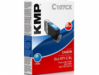 KMP C107CX cartridge modra komp. s Canon CLI-571 XL C