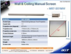 Acer M90-W01MG MC.JBG11.001 Projection Screen 90   (16:9)...