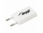 Akyga Síťová USB nabíječka 240V 1000mA 1xUSB bílá